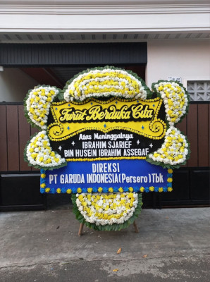 Papan Bunga Duka di Wek Iv