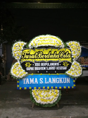 Papan Bunga Duka di Wek Iv