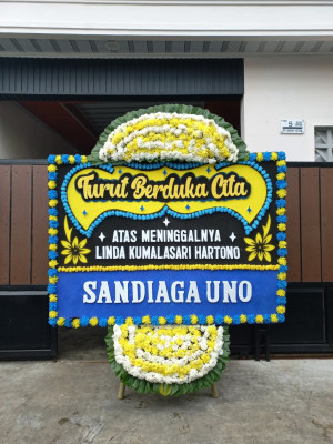 Papan Bunga Duka di Wek Iv