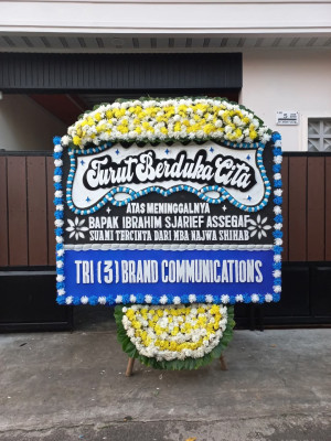 Papan Bunga Duka di Wek Iv